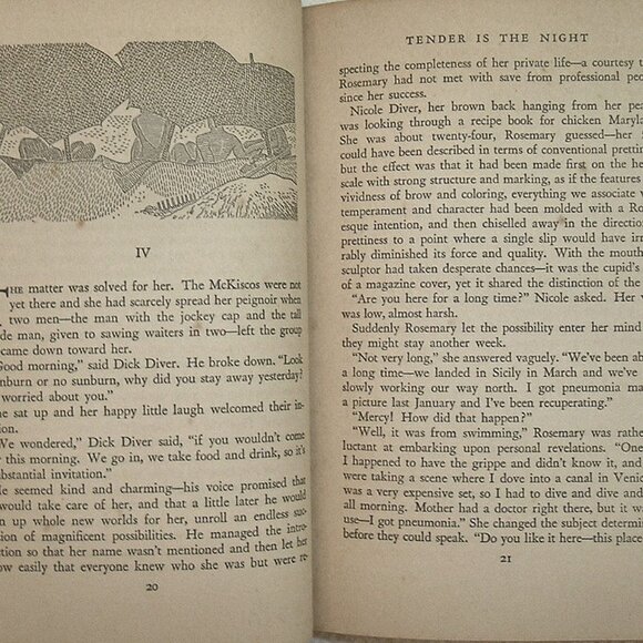 TENDER Is THE NIGHT by F Scott Fitzgerald Charles Scribners Sons First Ed 1934 - Picture 6 of 9